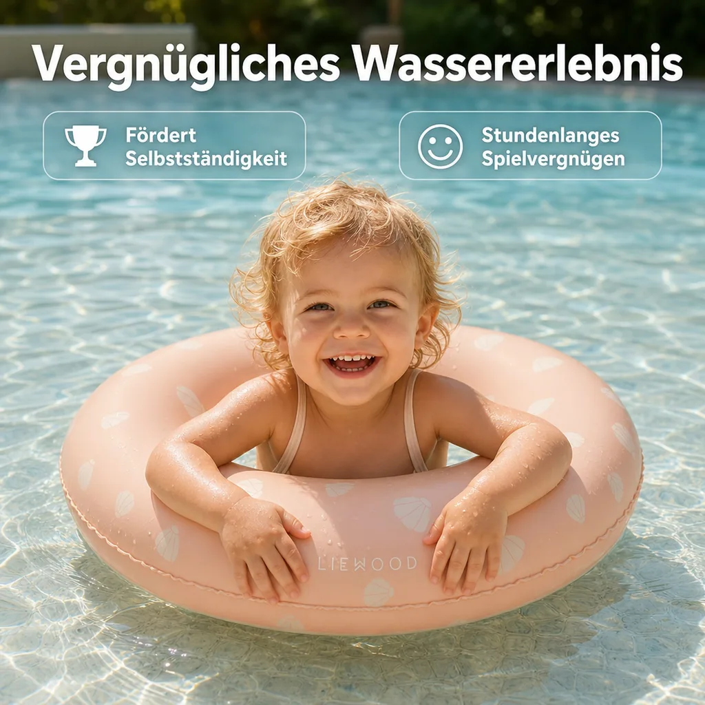 Liewood Schwimmring - Baloo, Farbe: Muschel / Helle Toskana