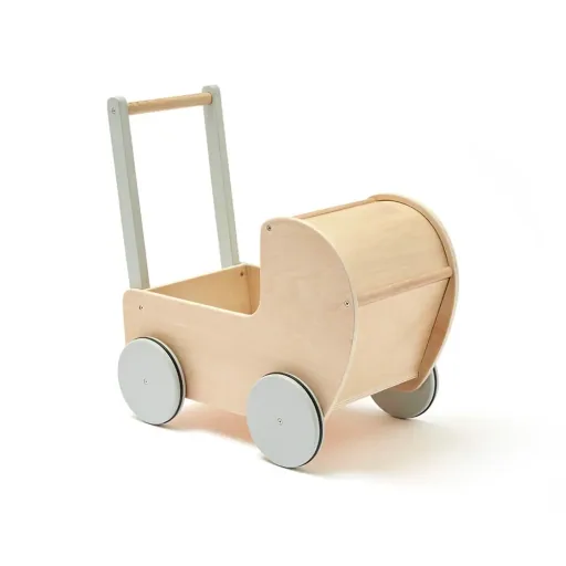 Kids Concept Puppenwagen Holz natur