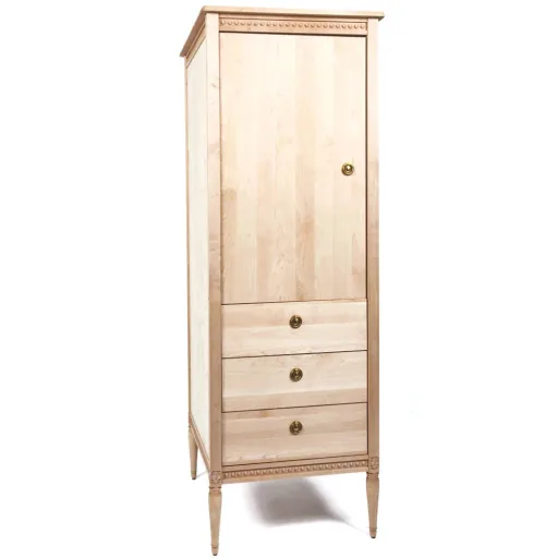 Gustavienne Schrank 1 türig natur