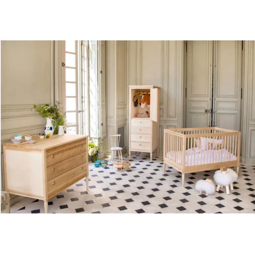 Gustavienne Schrank 1 türig natur