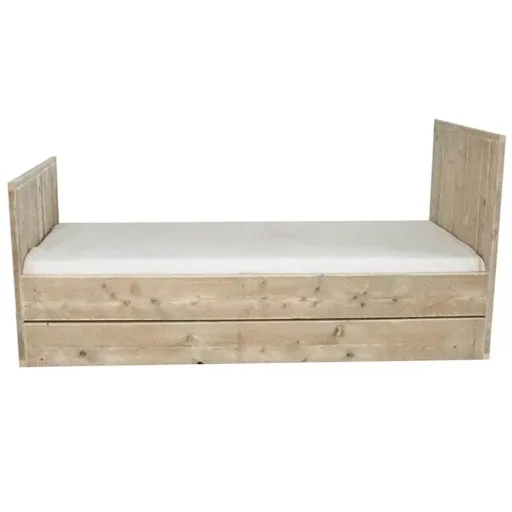 Dutchwood Einzelbett Holz, Bettkasten: mit Bettschublade