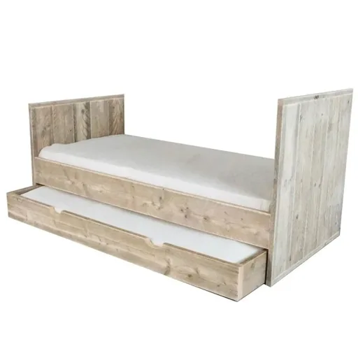 Dutchwood Einzelbett Holz, Bettkasten: mit Bettschublade