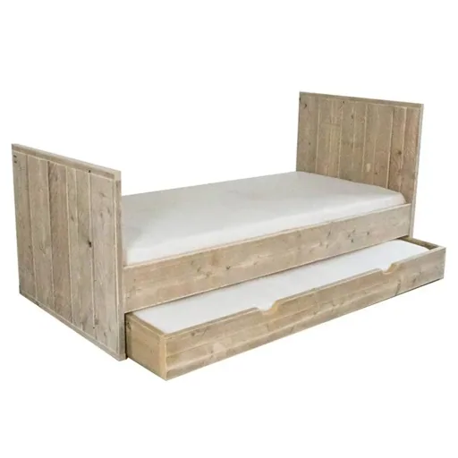 Dutchwood Einzelbett Holz, Bettkasten: mit Bettschublade