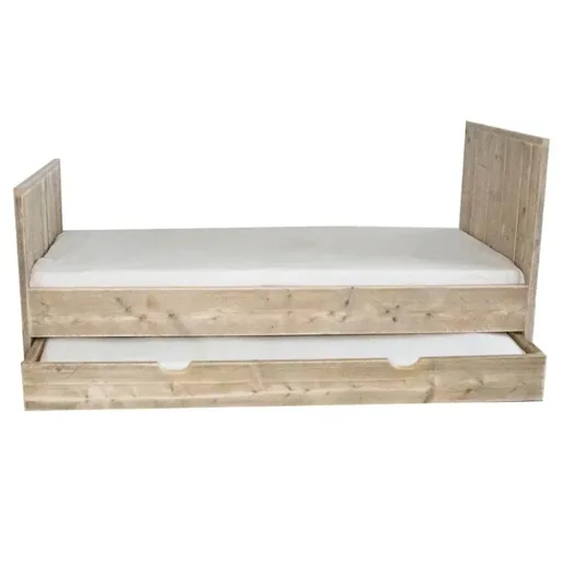 Dutchwood Einzelbett Holz, Bettkasten: mit Bettschublade