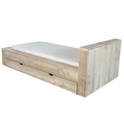 Dutchwood Block Einzelbett, Bettkasten: ohne Bettschublade