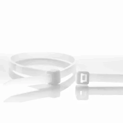 Kabelbinder, 100 Stück, 370x4,8mm natur, PA6.6 Kunststoffbinder