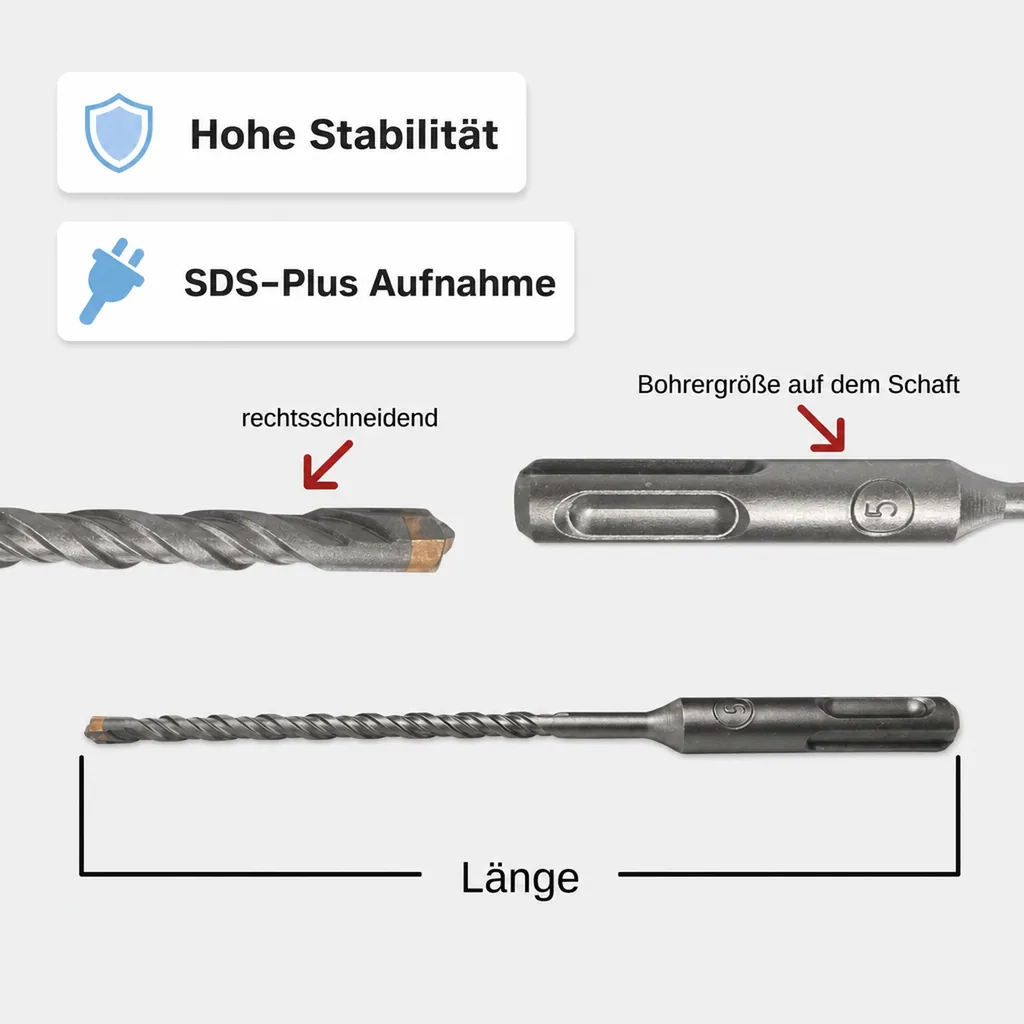 Hammerbohrer SDS Plus, 18mm, 4 Schneider, Betonbohrer