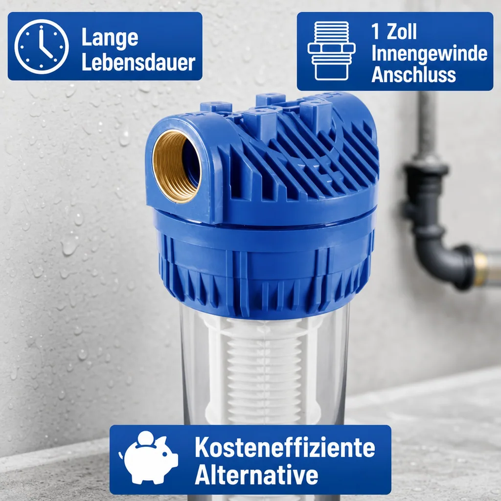 Trinkwasserfilter, Wasserfilter 10 Zoll, Profec, Kunststoff, 60 Micron