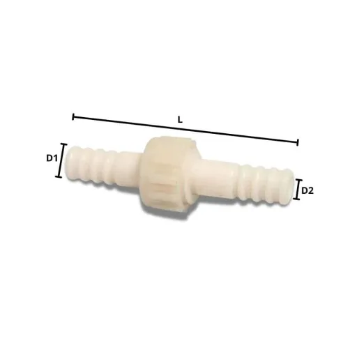 Schlauchverbinder 20mm, Kunststoff, Schlauchkupplung, Tülle, 3/3 Kupplung