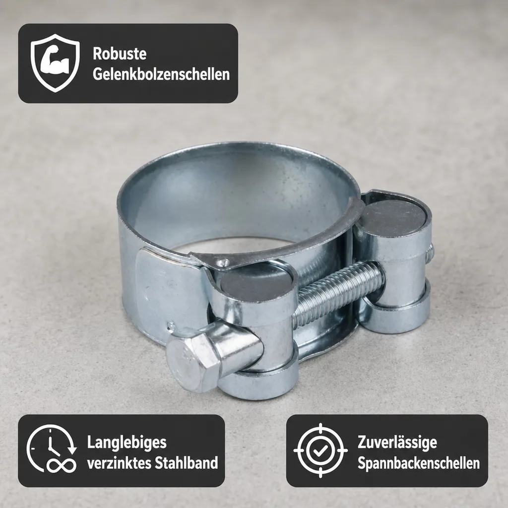 W1 Spannbacken-/ Gelenkbolzschellen 74-79mm