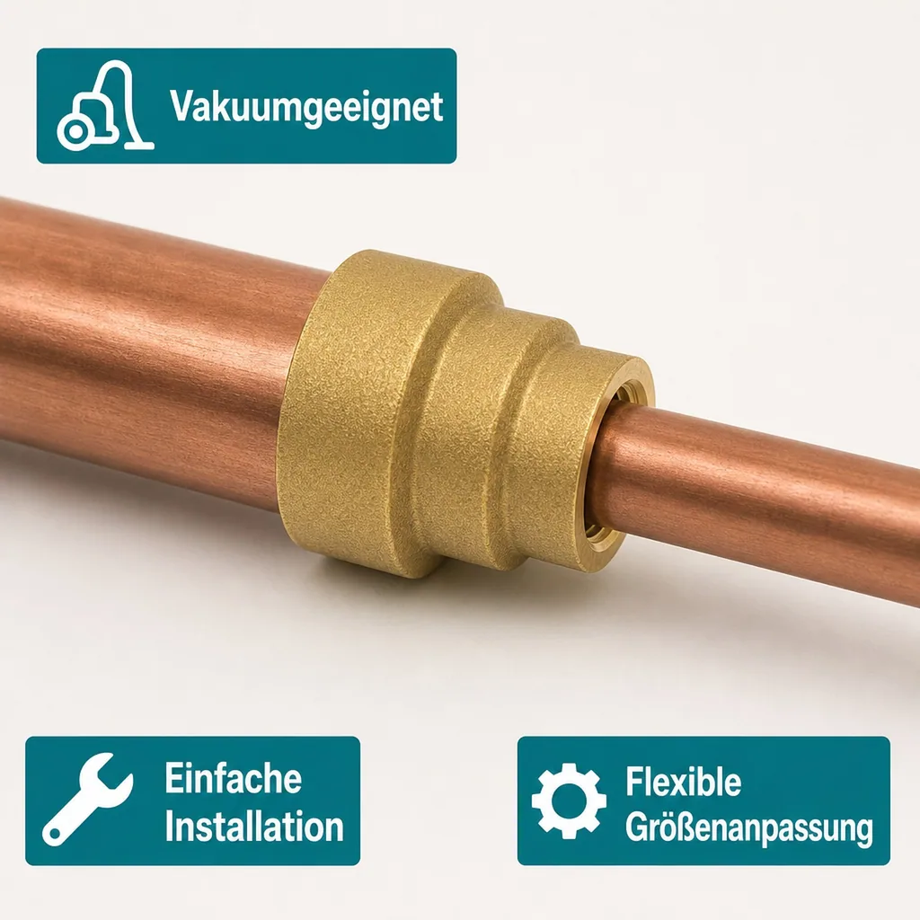 Messing Muffe reduziert, Gewindefitting, 1" IG x 1/2" IG