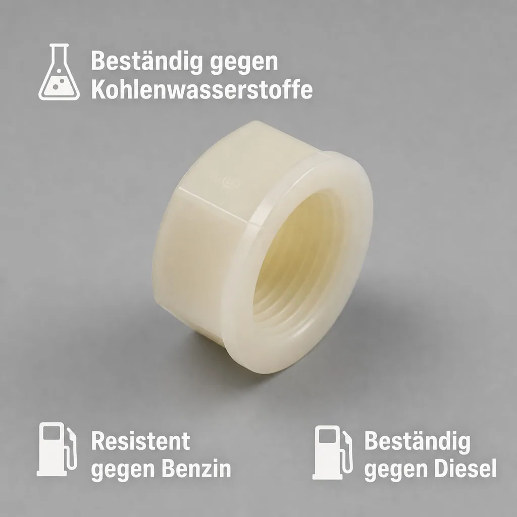 Schlauchverbinder Kunststoff Endkappe 3/4"
