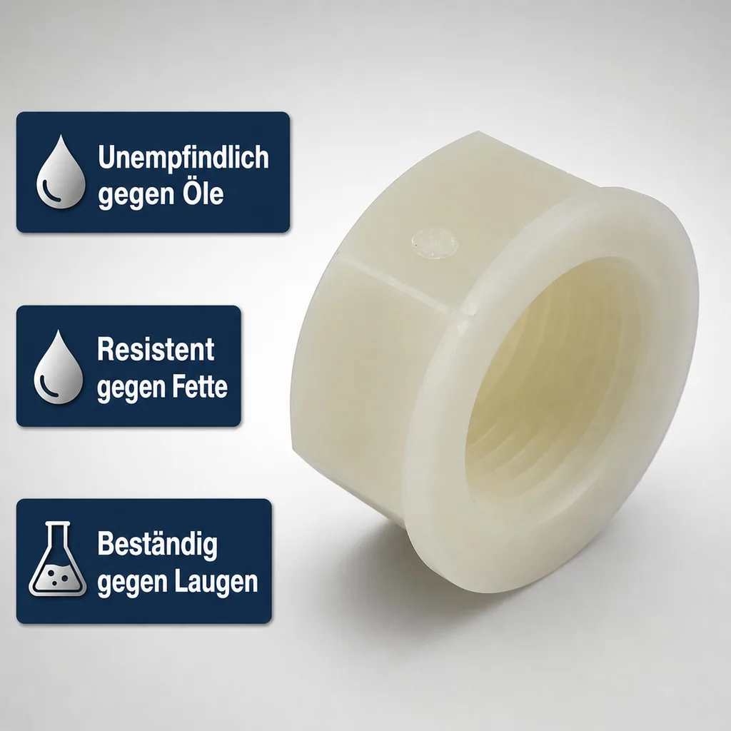 Schlauchverbinder Kunststoff Endkappe 3/4"