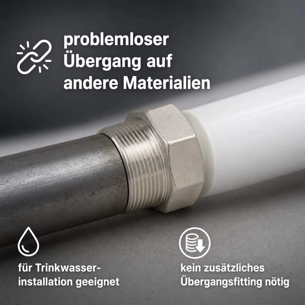 Gewindefitting Edelstahl Reduzierstück 2" AG x 1" IG