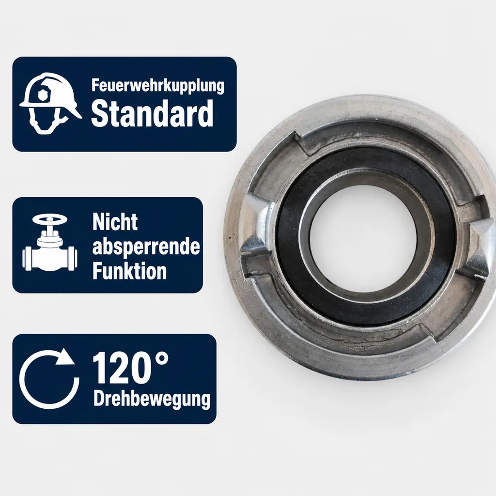Storz System C Kupplung mit 1 1/2"IG
