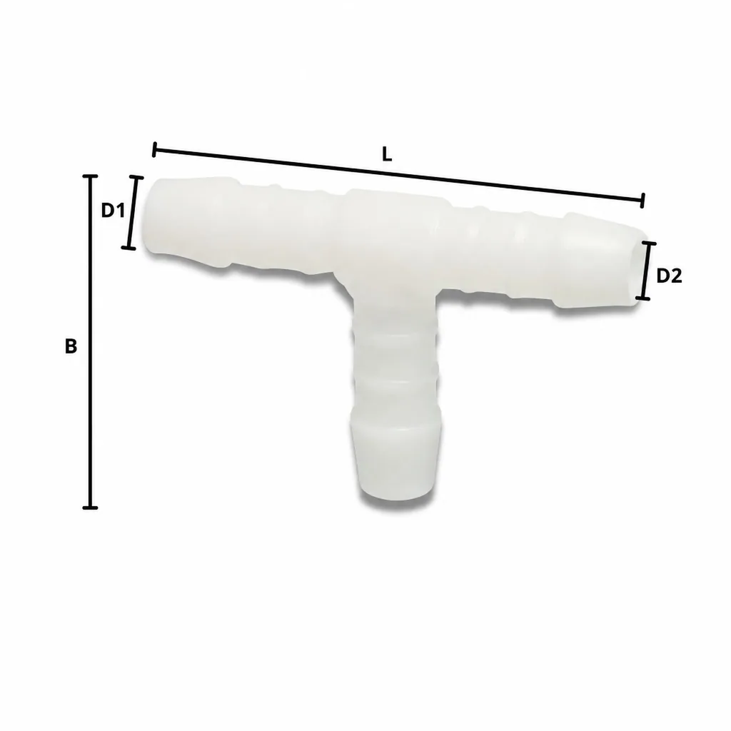 Schlauchverbinder Kunststoff T-Stück 12 mm