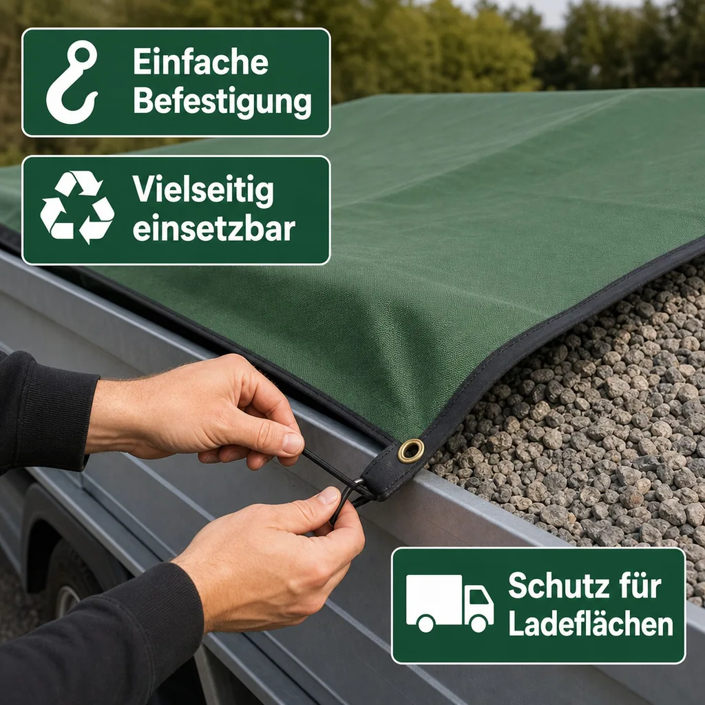 Anhängernetz, Containernetz, Ladungssicherungsnetz, 3,2 x 4,5 m (14,4m²)