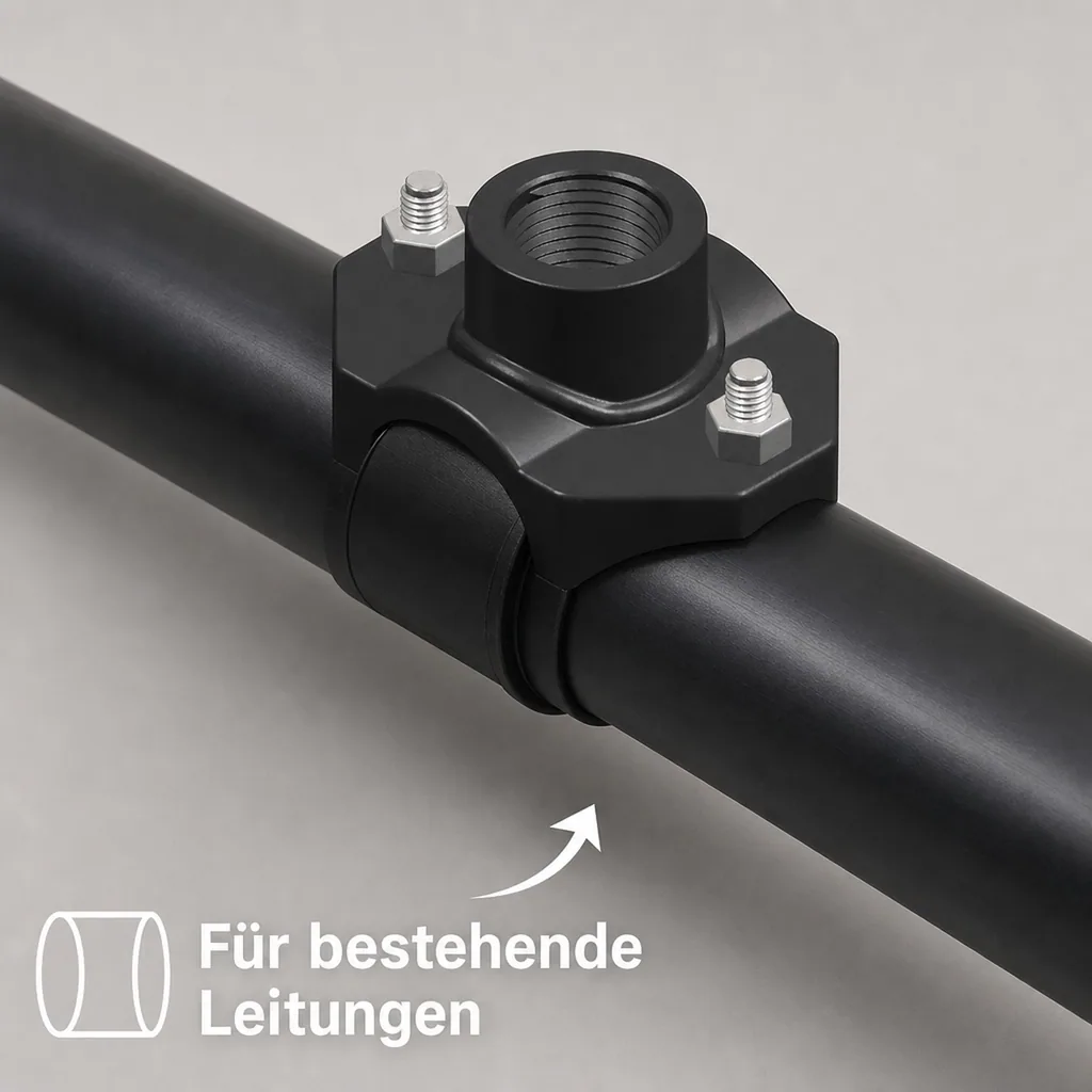 PP Anbohrschelle 40 x 1/2"