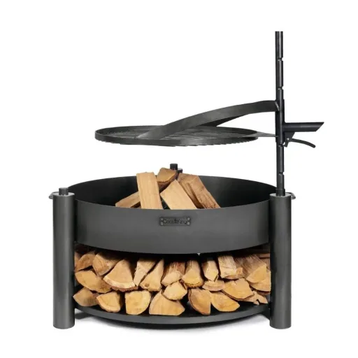 Grillrost 60 cm, Rost für Feuerschale, Stahl, handgefertigt