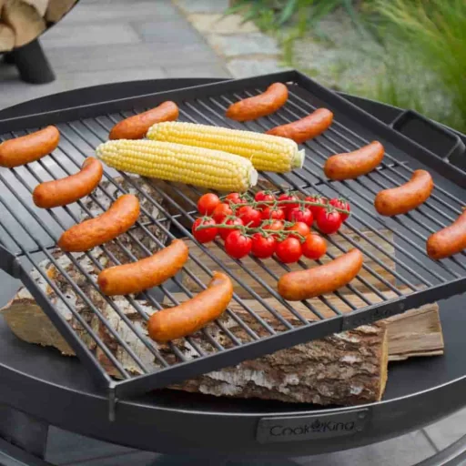 Feuerschale 80 cm Stahl Garten, zum Grillen