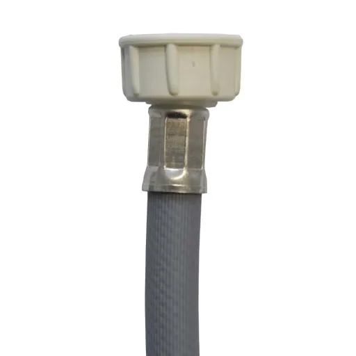 Zulaufschlauch Waschmaschine, Spülmaschine, Winkel 3/4 Zoll IG+IG, 2,50 Meter