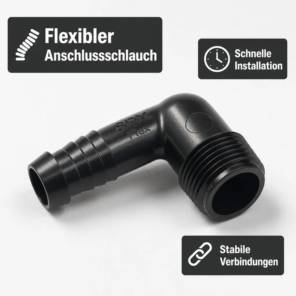 Winkel 90 Grad SPX Flex 3/4"