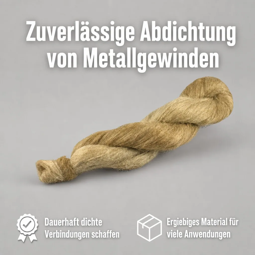 Dichthanf 180-200g, Hanf Dichtung, Gewinde abdichten