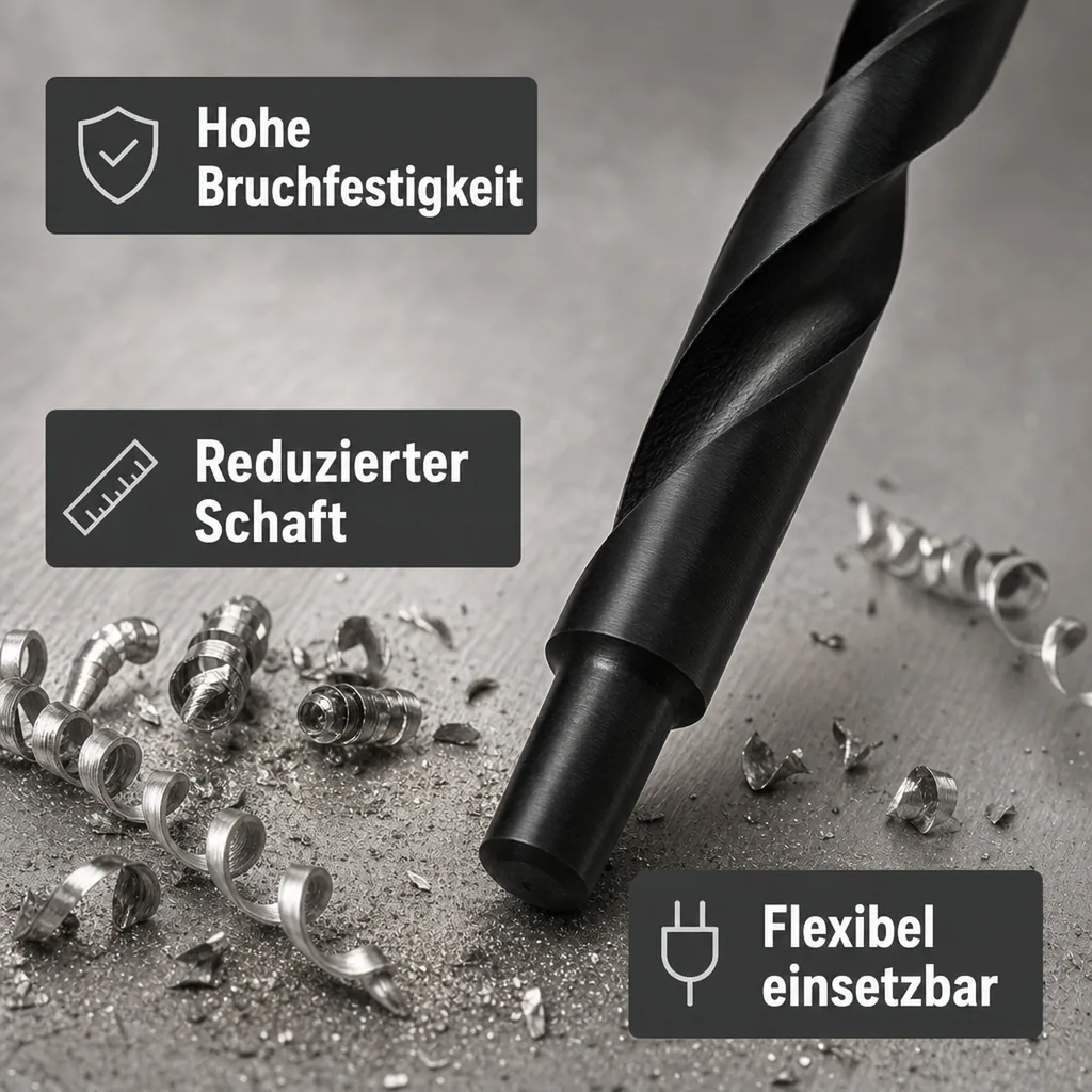 Metallbohrer 19mm, HSS-R Spiralbohrer, DIN 338 Bohrer