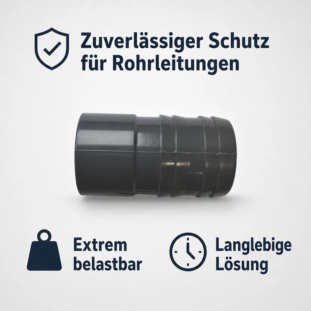 PVC Fittings, Klebetülle 32mm, Schlauchtülle 30mm