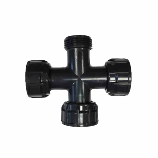 Kreuzverteiler 1 Zoll, PVC Verteiler, Rohrverbinder Kreuz
