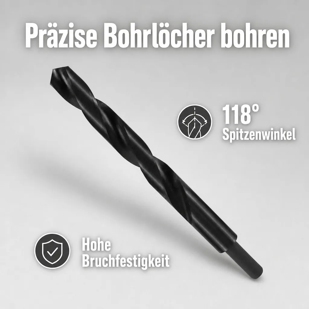 HSS Bohrer 11mm, Spiralbohrer DIN 338, Metallbohrer