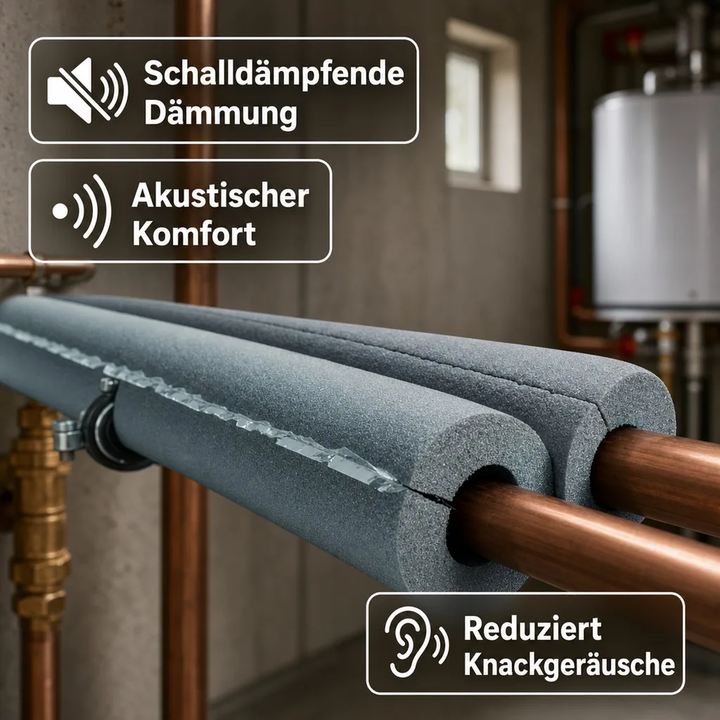 Rohrisolierung, Self Adhesive Rohrisolierung, 35mm Rohrisolierung, 1m Isolierschlauch Ø 35 mm x 9 mm