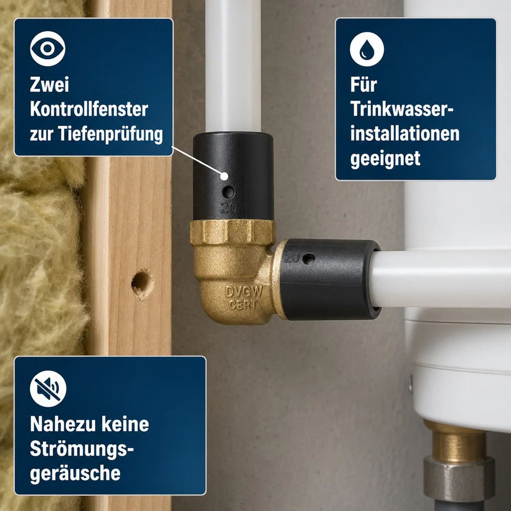 Steckfitting Winkel 16 x 2 auf 1/2" IG