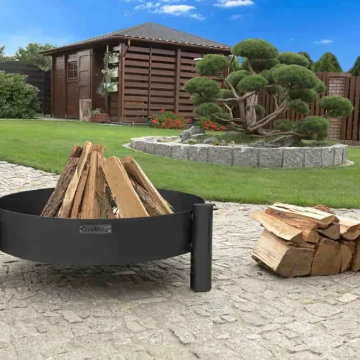 Feuerschale 80 cm, Garten, Stahl