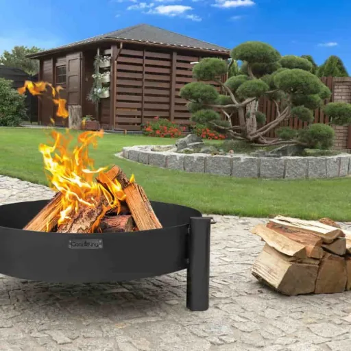 Feuerschale 80 cm, Garten, Stahl