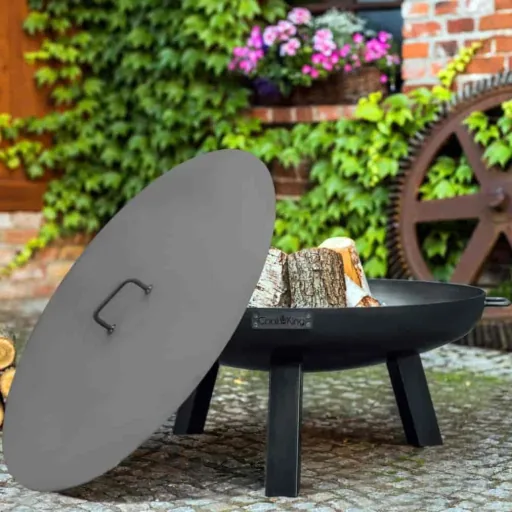 Feuerschale, Garten, 60 cm, Stahl Feuerschale