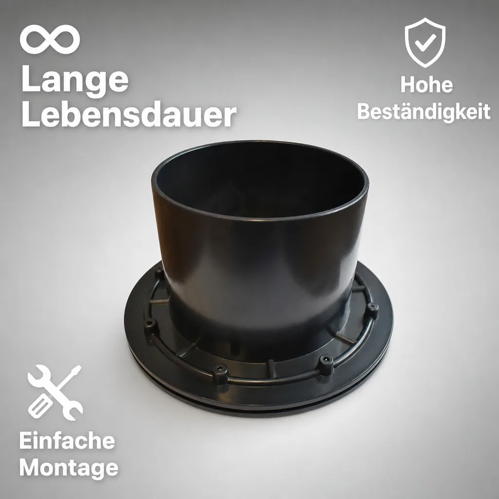 Folienflansch 110 mm, Tankdurchführung, Teichfolie Durchführung
