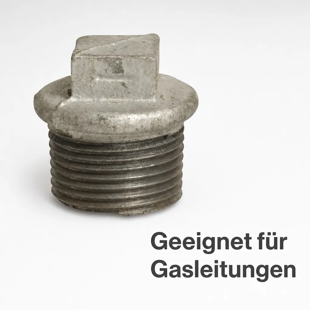 Gewindefitting Temperguss Stopfen 3/4 Zoll AG