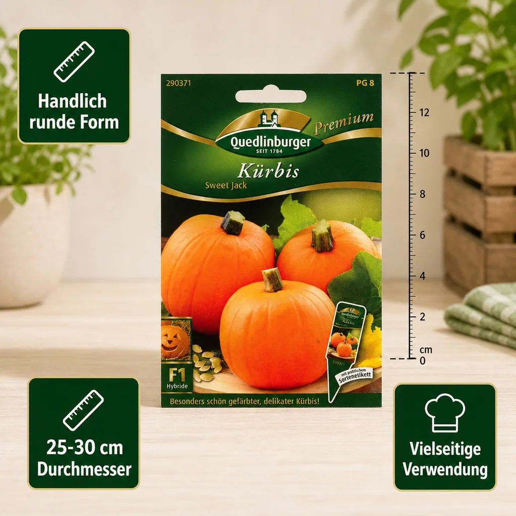 Kürbis kaufen, Sweet Jack F1, Speisekürbis