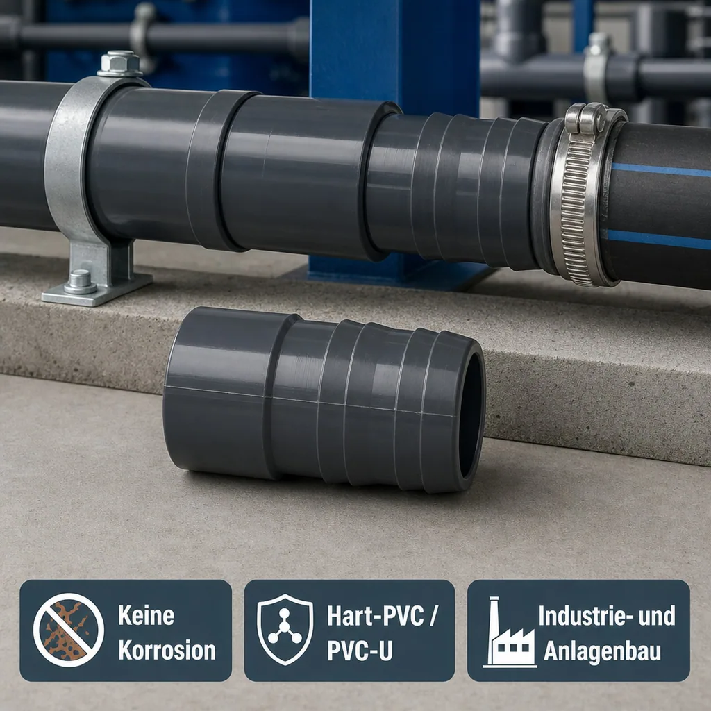 PVC - U Klebetülle x Schlauchtülle 20 mm