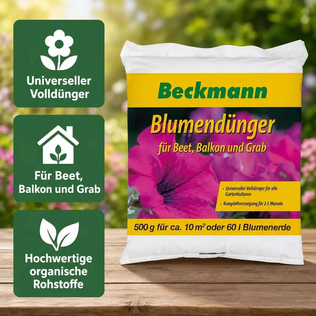 Blumendünger für Beet, Balkon und Grab 500g