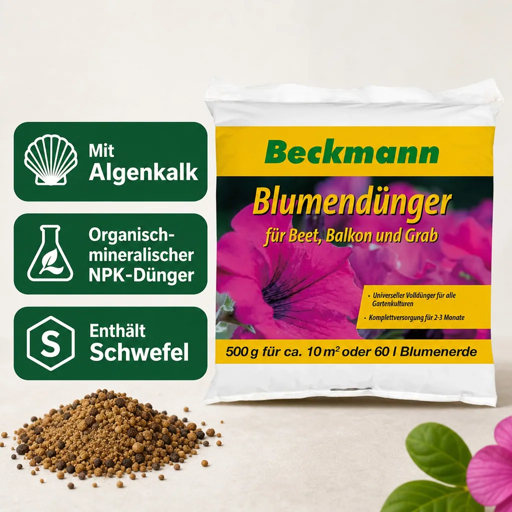 Blumendünger für Beet, Balkon und Grab 500g
