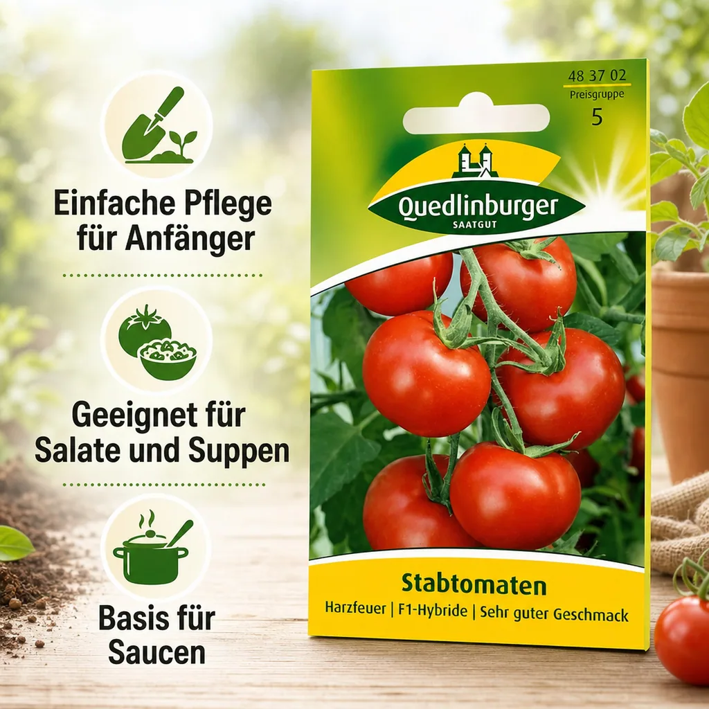 Tomatensamen, Stabtomate Harzfeuer F1