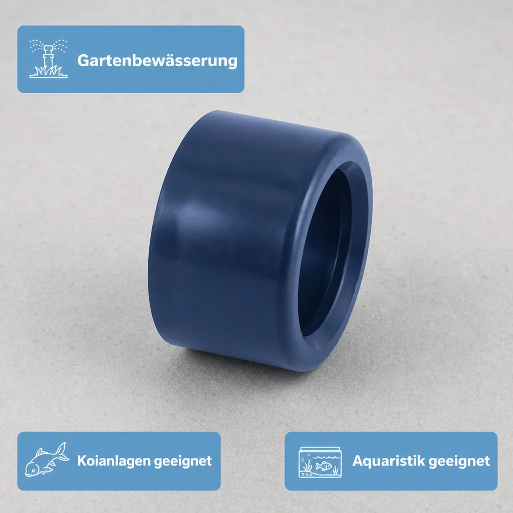 PVC - U Reduktion kurz 63 mm x 50 mm PN16