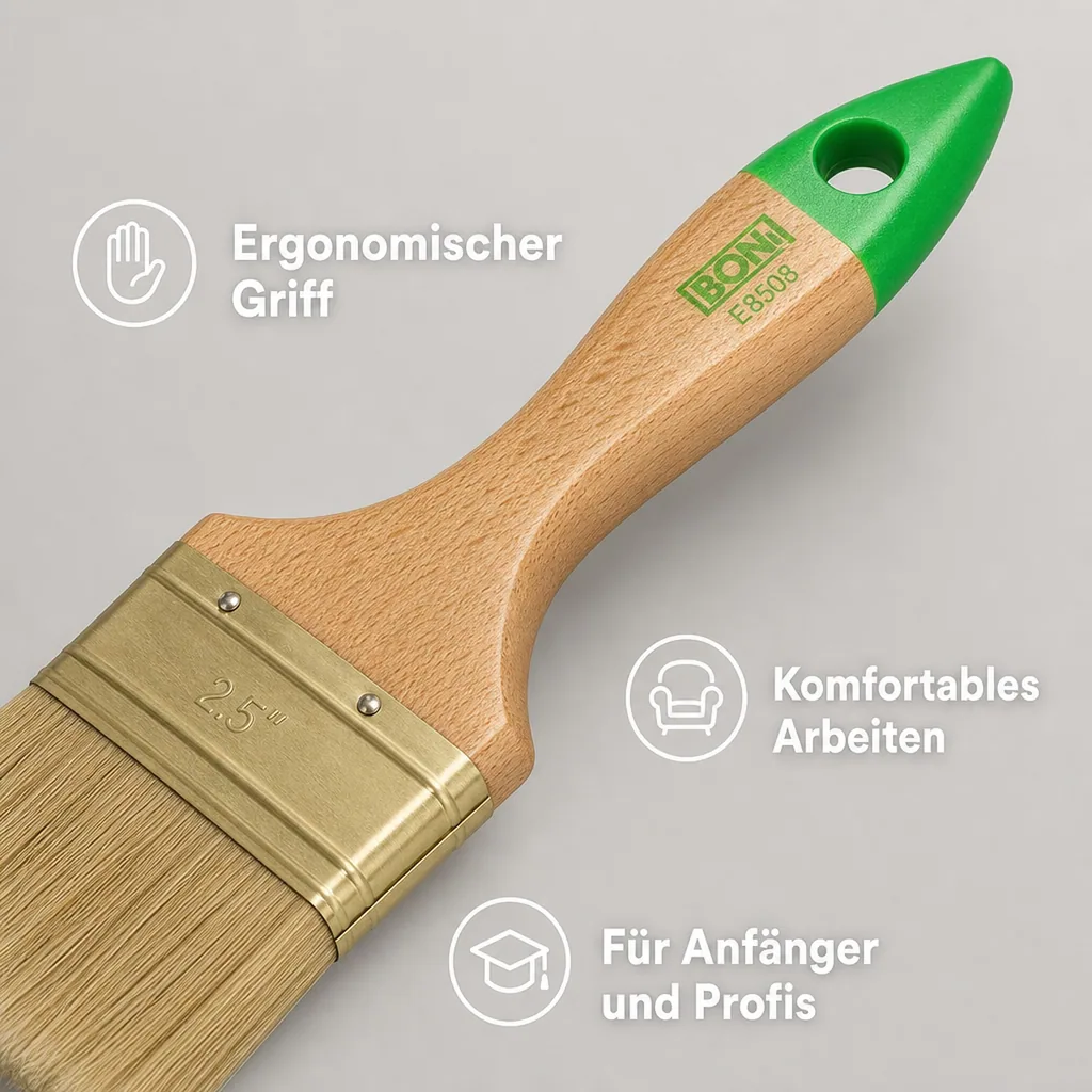 Ölfarben Pinsel, Flachpinsel 65mm, , für Lacke
