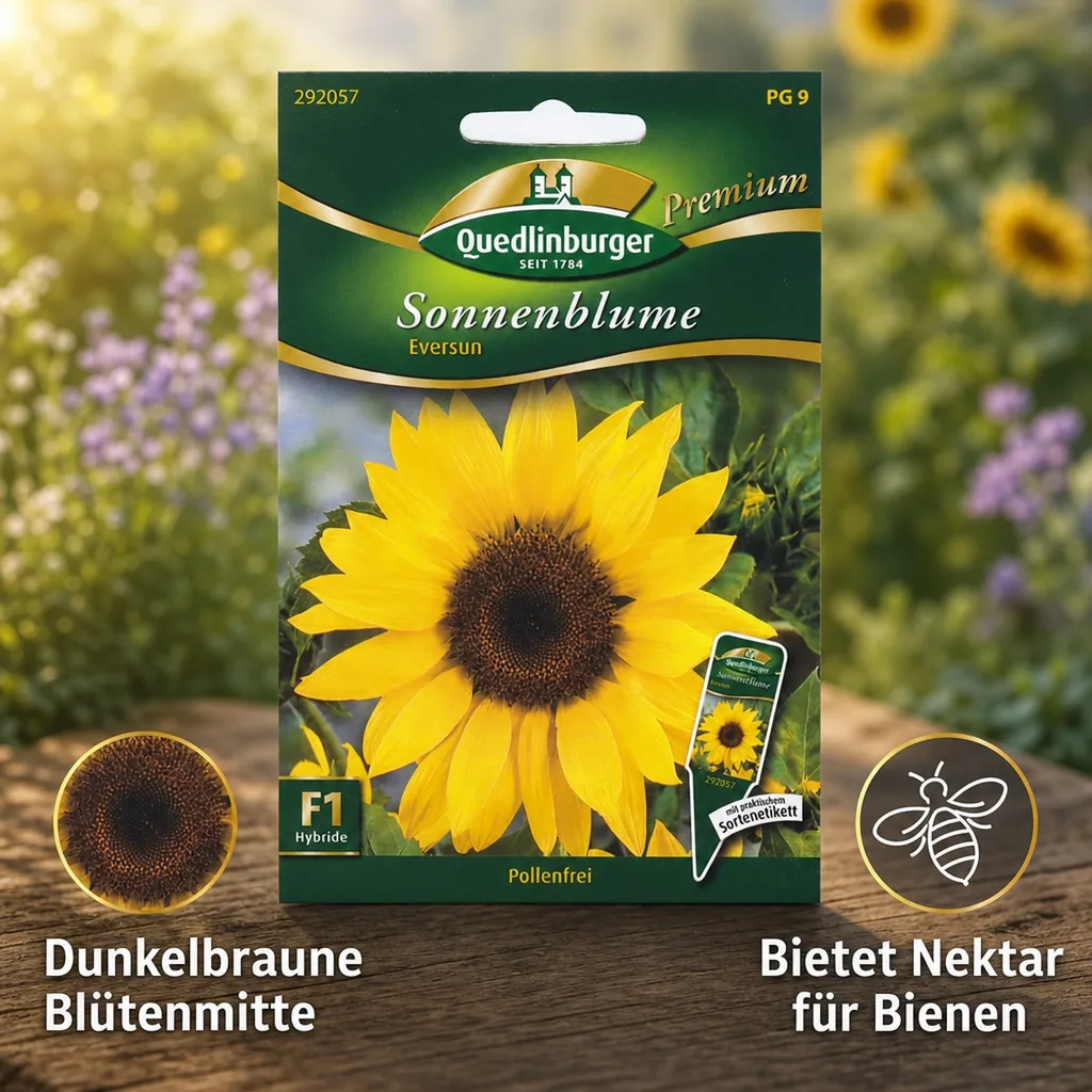 Sonnenblumen, Eversun, pollenfrei, einjährig, Vasenschnitt