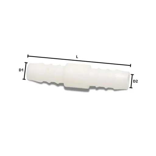 Schlauchverbinder 10mm, Kunststoff Tülle, Schlauchverbindung