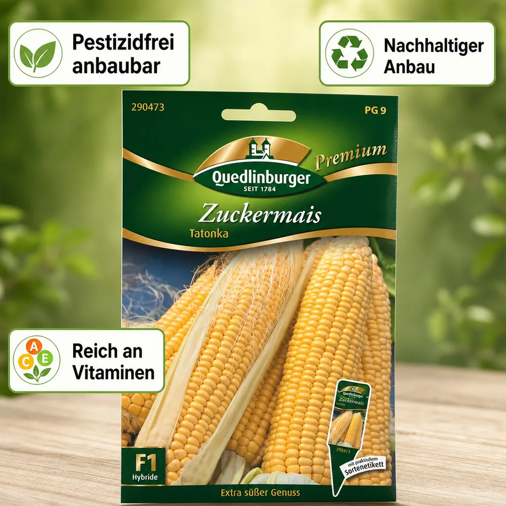 Zuckermais, Maiskolben, Mais Saatgut für Anbau & Ernte