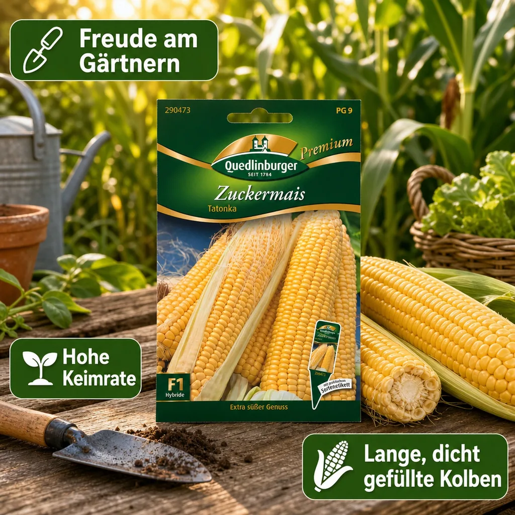 Zuckermais, Maiskolben, Mais Saatgut für Anbau & Ernte