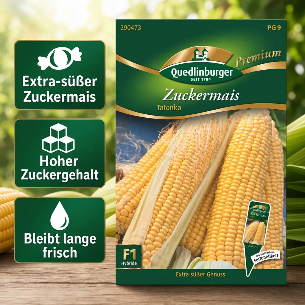 Zuckermais, Maiskolben, Mais Saatgut für Anbau & Ernte